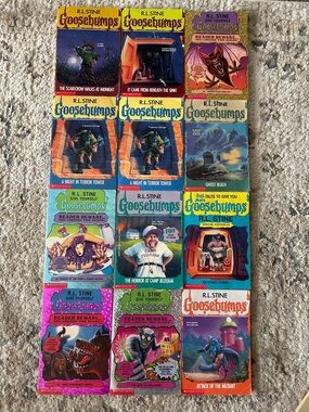 Goosebumps Paperback Book Lot - Colorful Covers